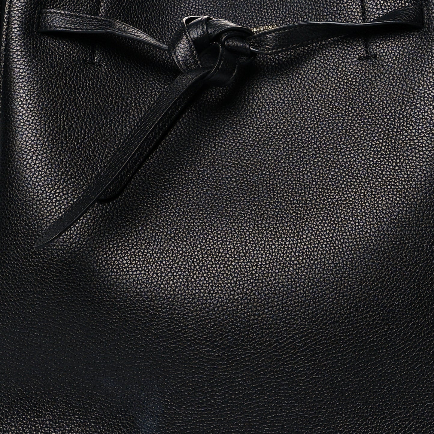 Soft Grained Calfskin Small Belt Cabas Phantom Black