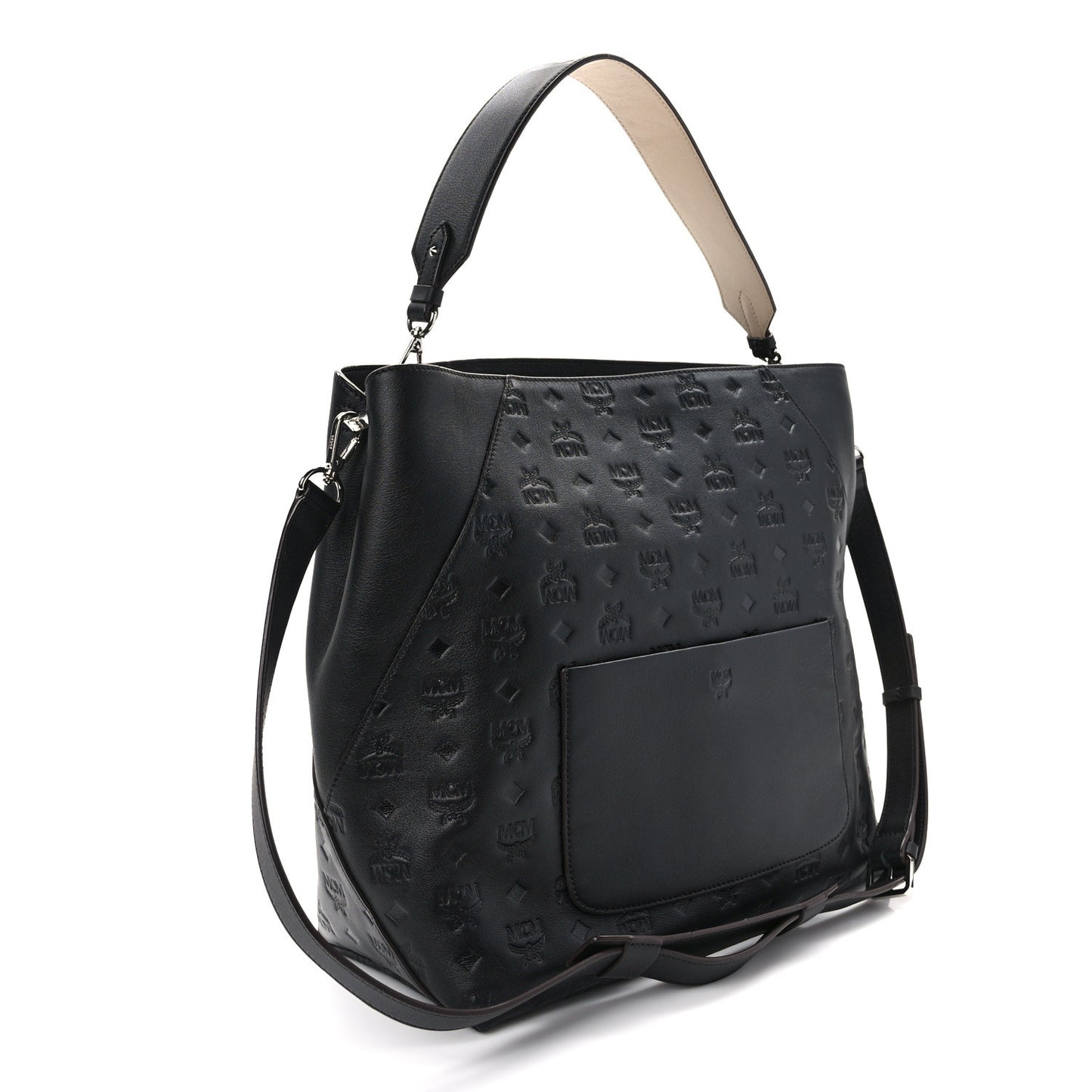 Calfskin Ottomar Large Klara Hobo Black Black