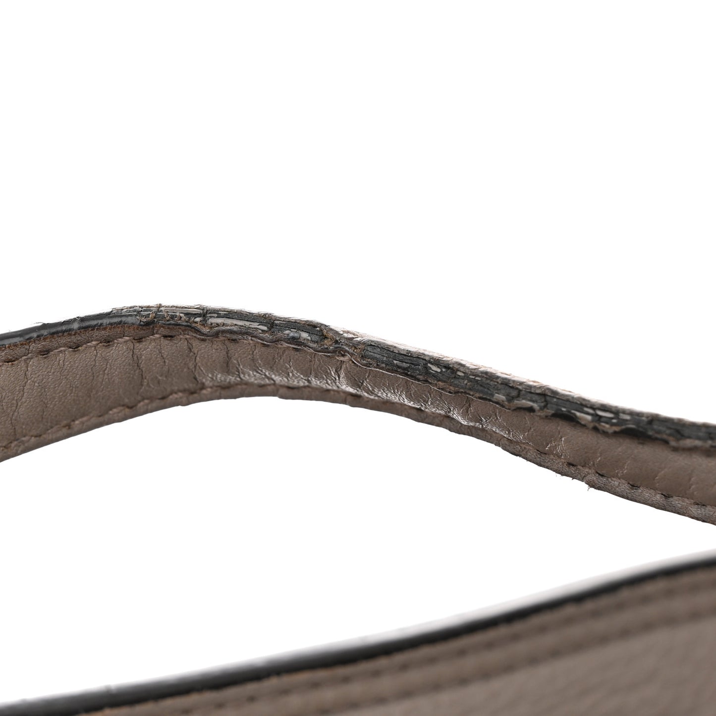 Cellarius Calfskin Large Bamboo Daily Top Handle Bag Storm Grey
