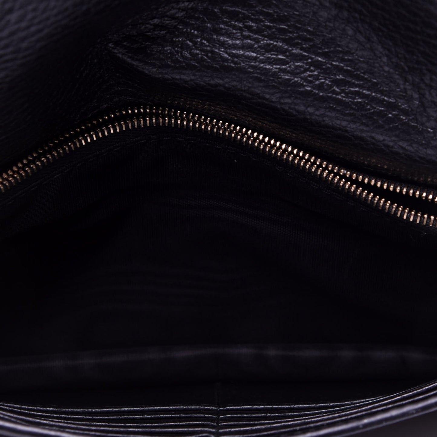 Dollar Calfskin Medium Betty Chain Wallet Black