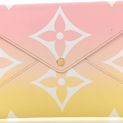 Louis Vuitton Monogram Giant By The Pool Large Kirigami Pochette Pink 7 of 8