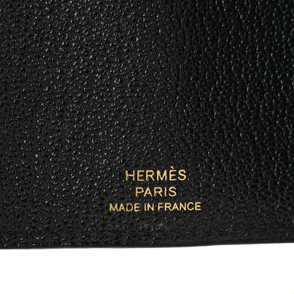 Hermes Chevre Mysore Bearn Multicles 4 Key Holder Black 6 of 9