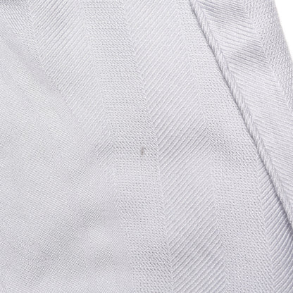 Hermes Cashmere Silk New Libris Stole Gris Nuage 6 of 6