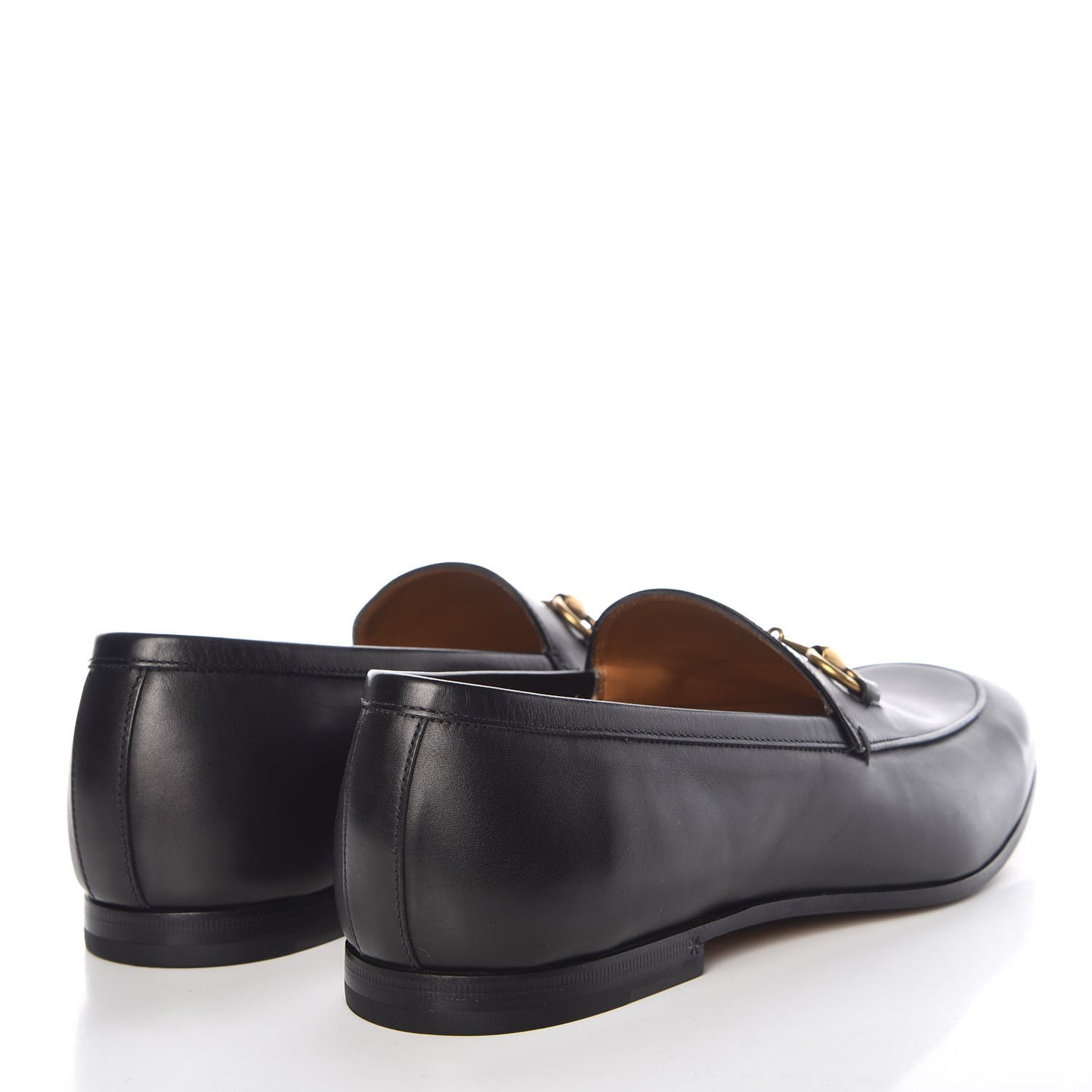 Calfskin Horsebit Mens Jordaan Loafers 9 Black