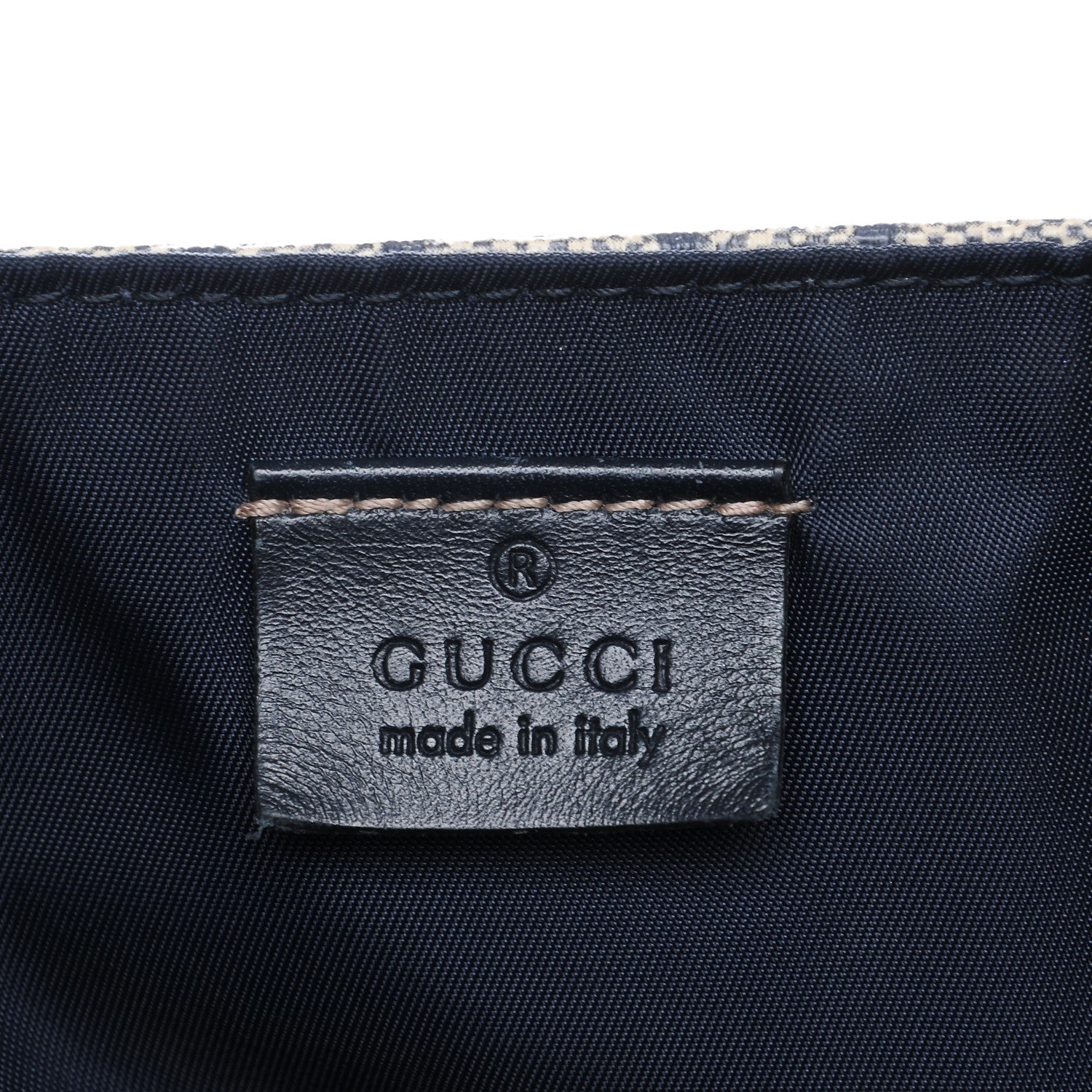 Gucci GG Plus Monogram Messenger Diaper Bag Navy 6 of 7