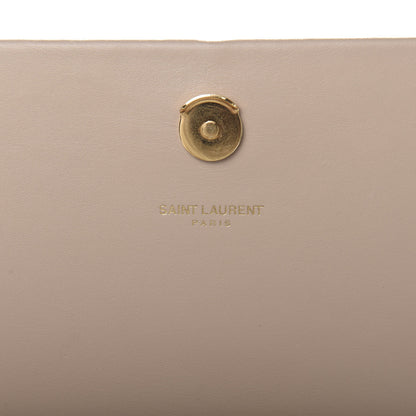 Saint Laurent Smooth Calfskin Medium Classic Monogram Kate Tassel Satchel Nude Powder 9 of 11