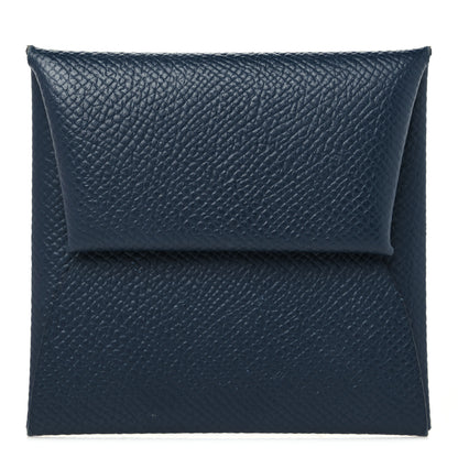 Hermes Epsom Verso Bastia Coin Purse Bleu Indigo Vert Amande 1 of 8