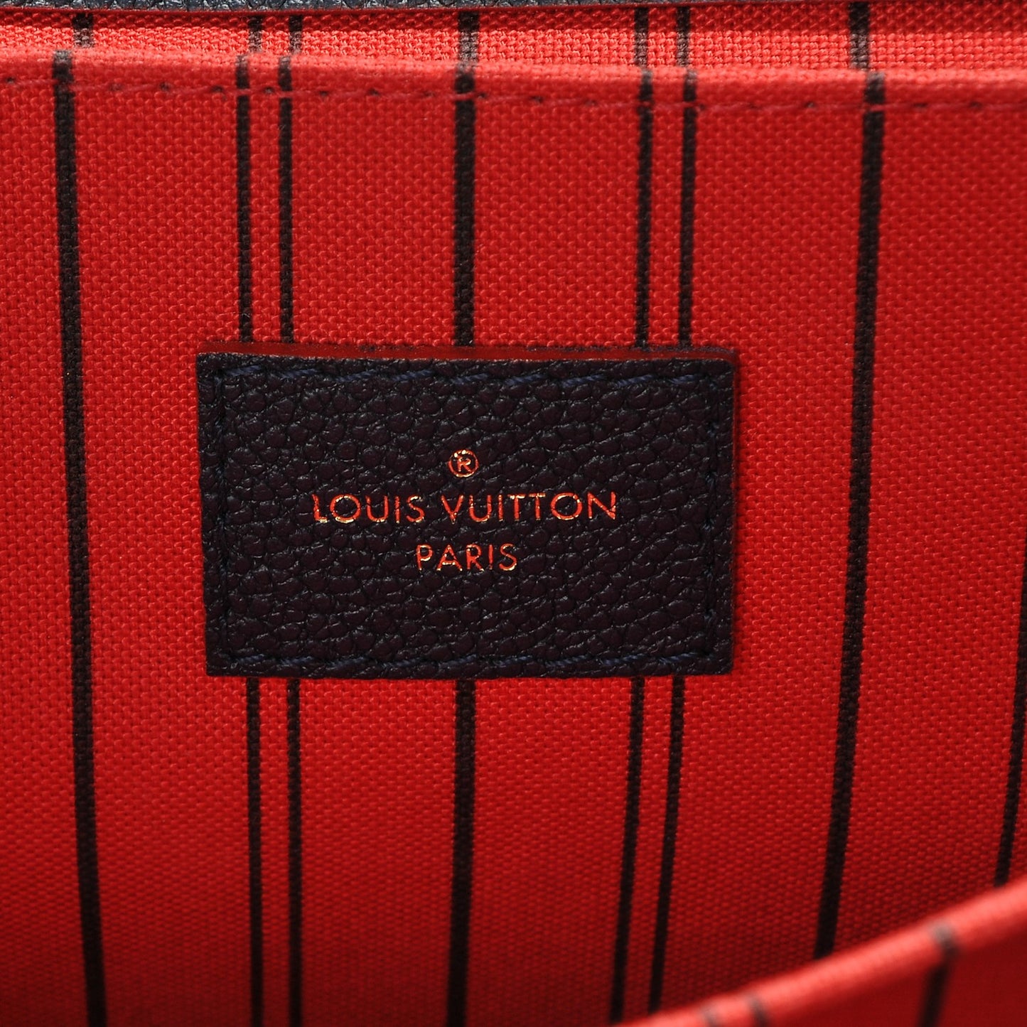 Empreinte Pochette Metis Marine Rouge