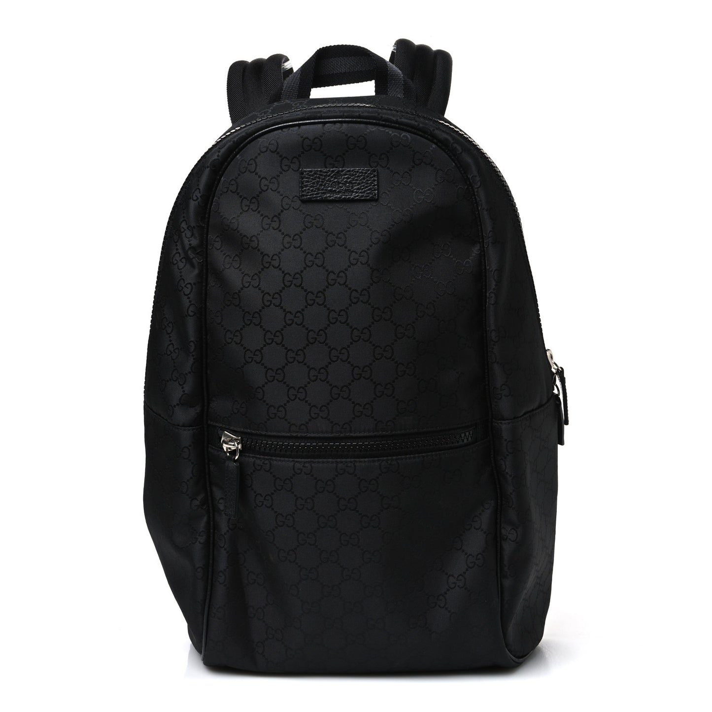 Nylon Monogram Slim Backpack Black