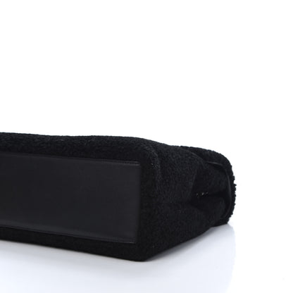 Saint Laurent Shearling Medium Loulou Shoulder Bag Black 7 of 13