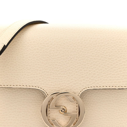 Gucci Dollar Calfskin Interlocking G Crossbody Bag Mystic White 9 of 14