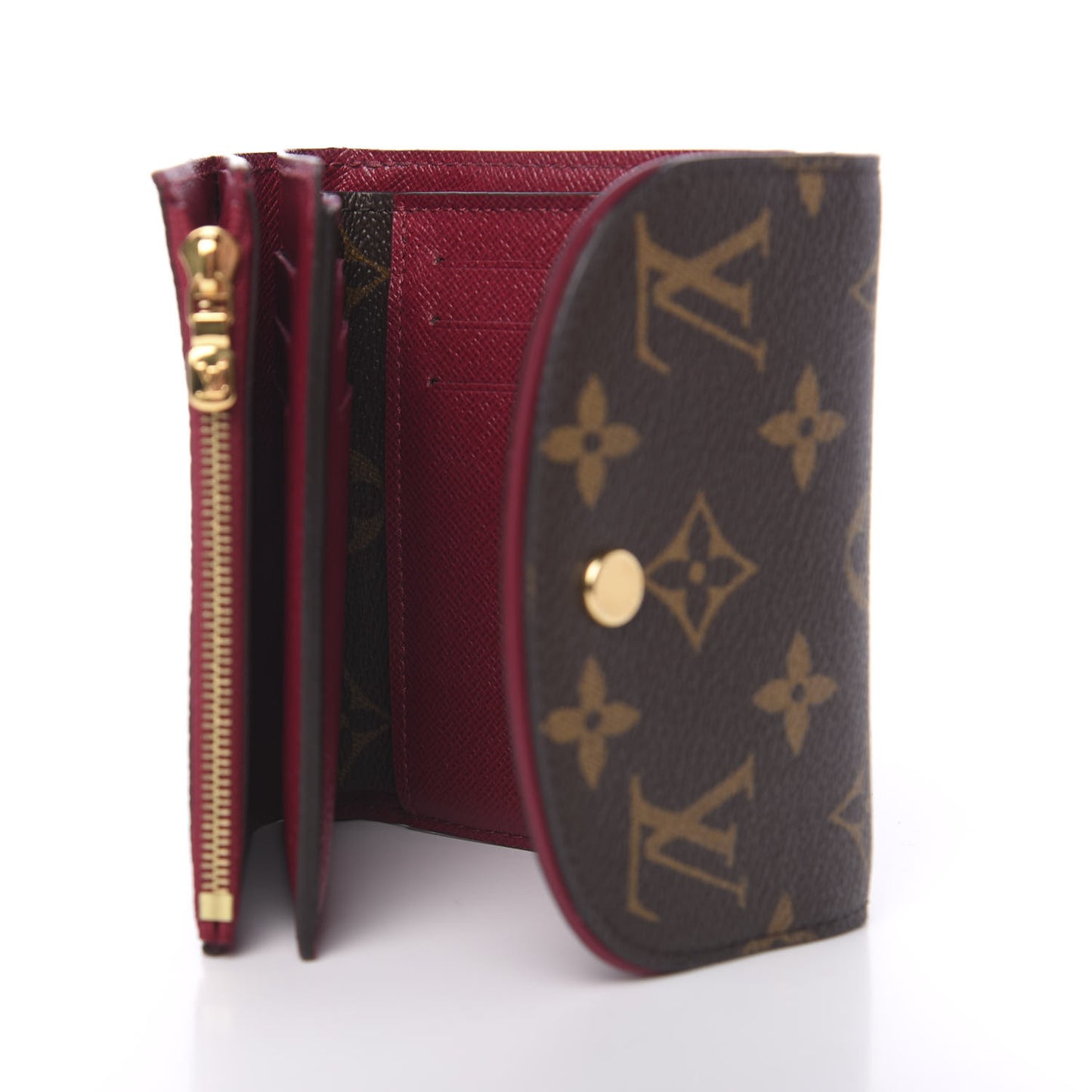 Monogram Ariane Compact Wallet Fuchsia