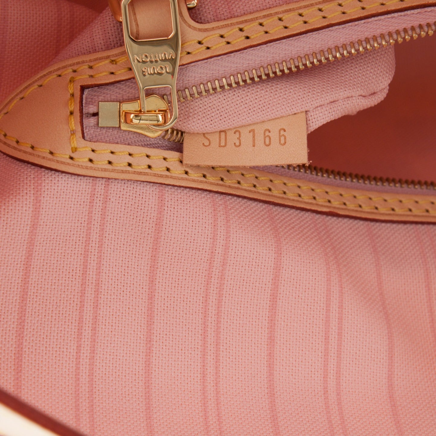 Damier Azur Delightful MM Rose Ballerine