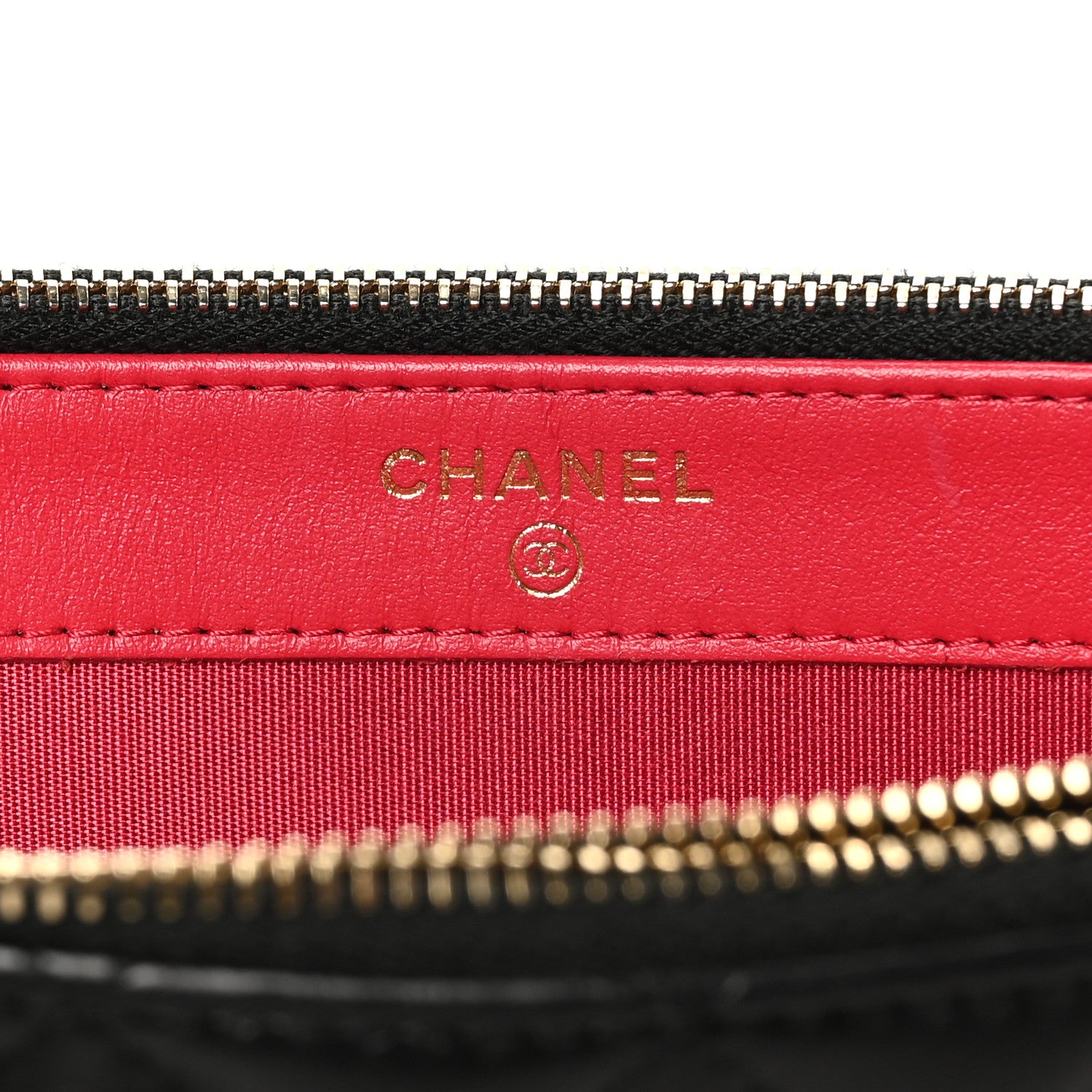 Chanel Lambskin Quilted Small Clutch With Chain Black 7 of 11