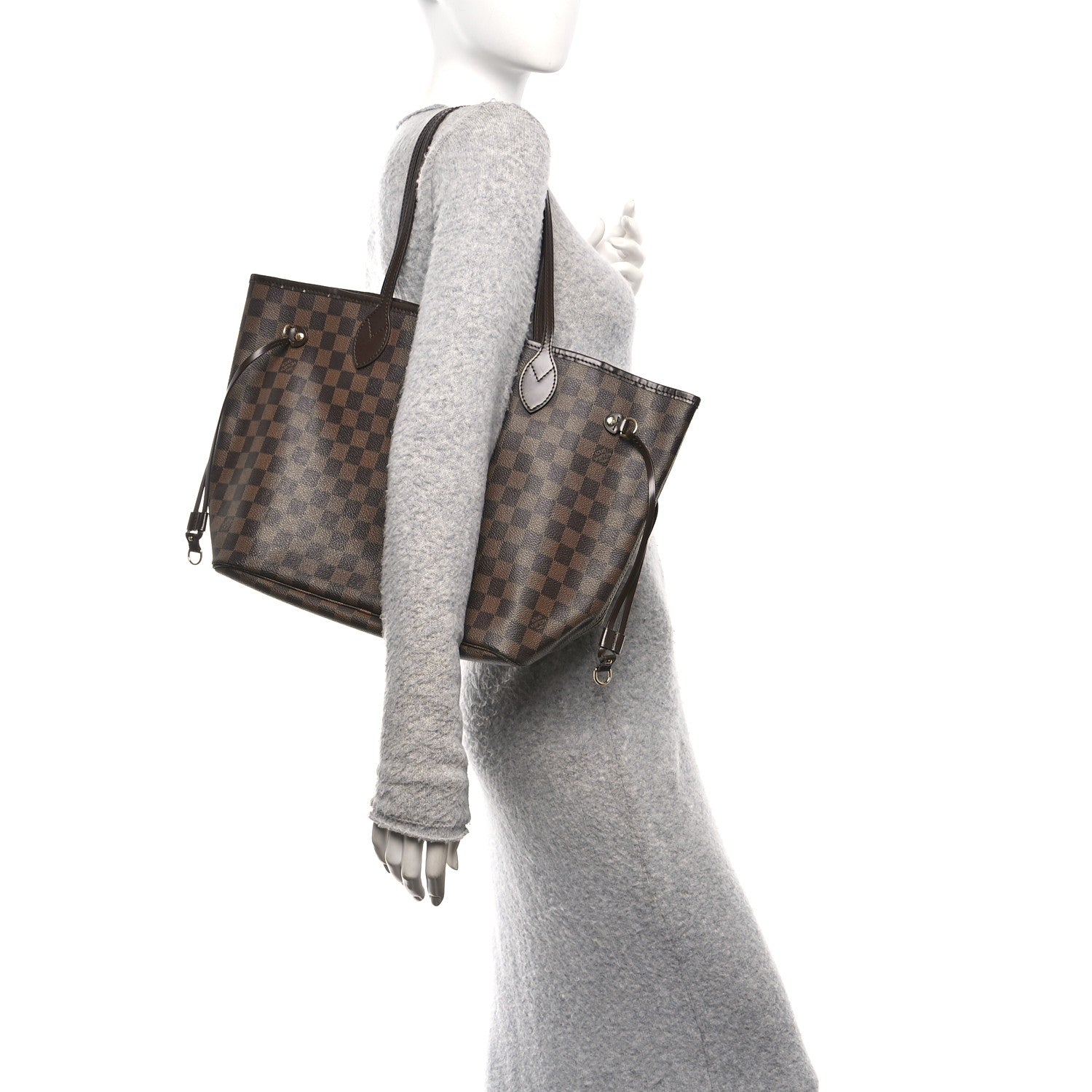 Louis Vuitton Damier Ebene Neverfull MM 2 of 10