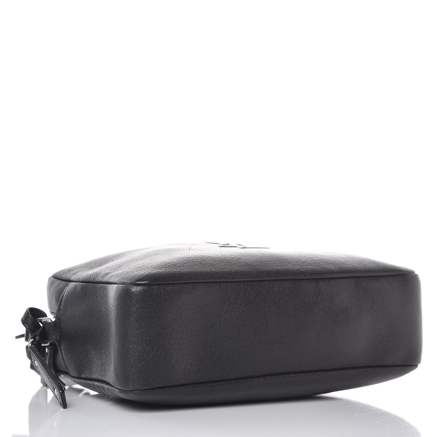 Lambskin Monogram Small Lou Camera Bag Black