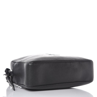 Saint Laurent Lambskin Monogram Small Lou Camera Bag Black 4 of 12