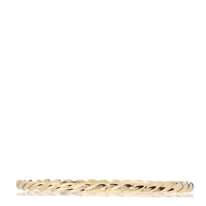 David Yurman 18K Yellow Gold Diamond 3.5mm Paveflex Single Row Bracelet 3 of 5
