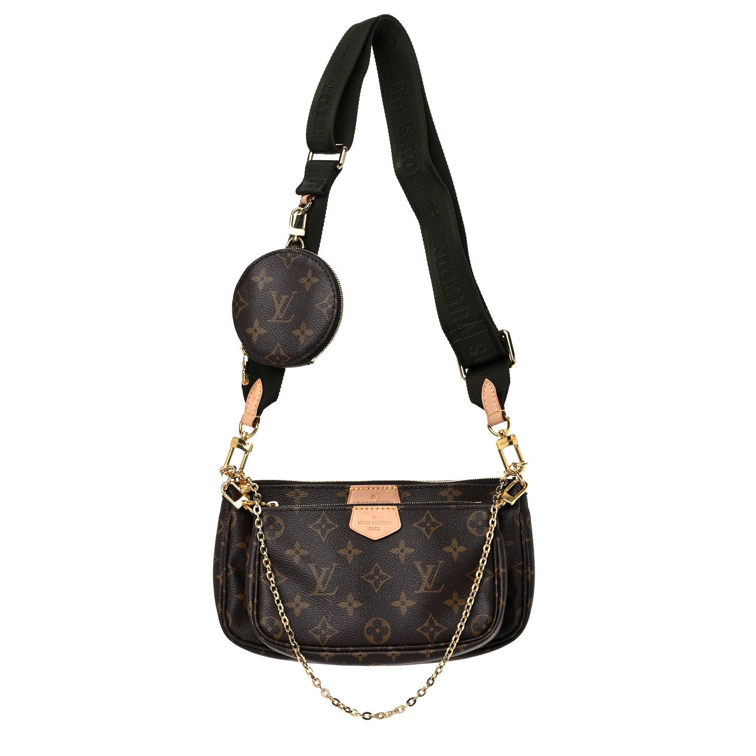 Louis Vuitton Monogram Multi Pochette Accessories Kaki 1 of 18