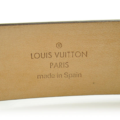 Louis Vuitton Monogram Ceinture Belt w Silver Buckle 4 of 6