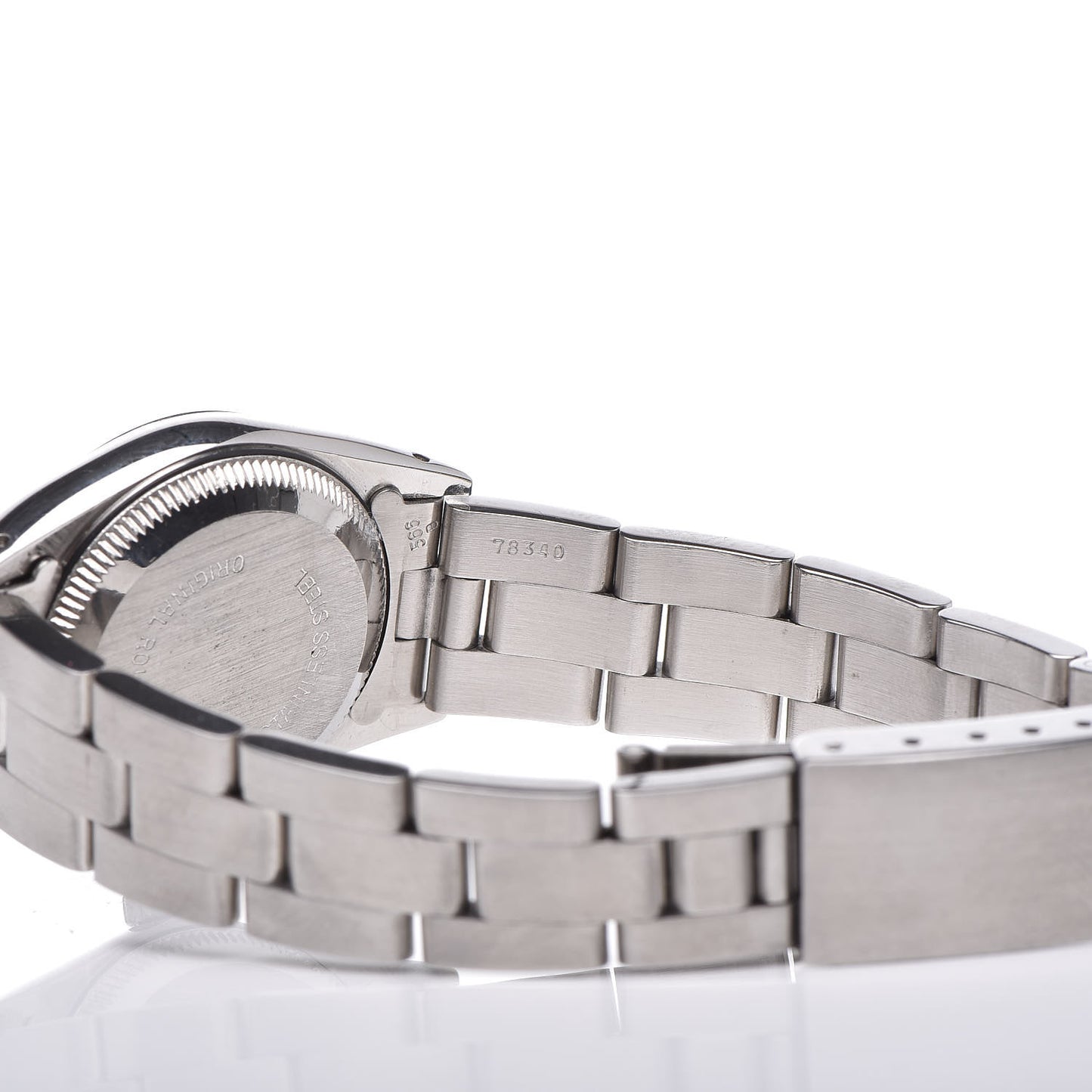 Stainless Steel 24mm Oyster Perpetual Watch White Roman 67180