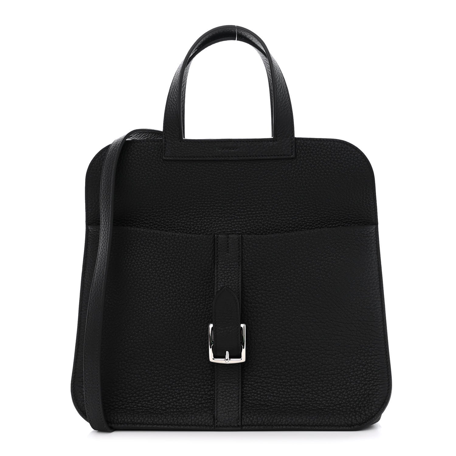 Hermes Taurillon Clemence Halzan 31 GM Black 1 of 10