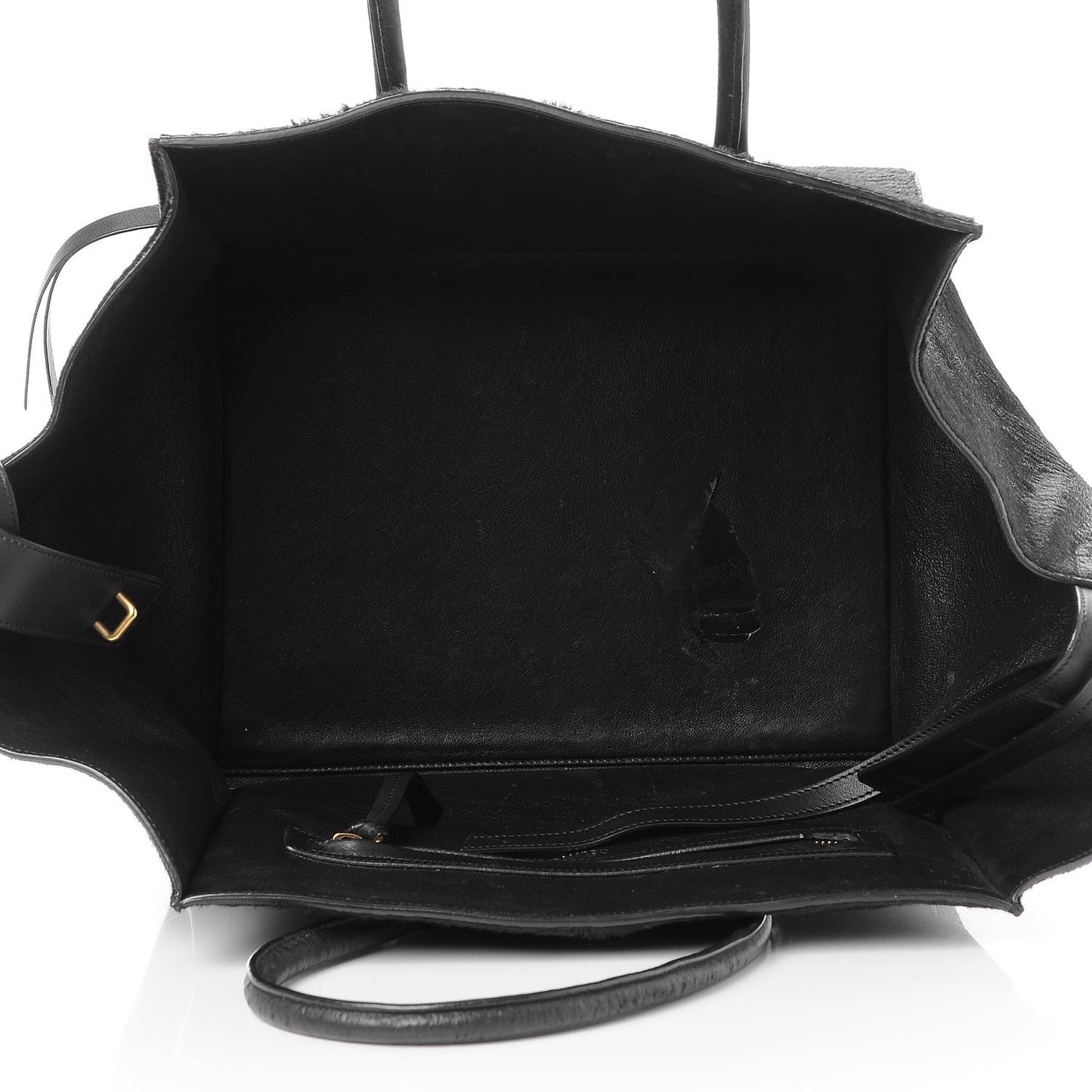 Astrakhan Pony Hair Medium Phantom Luggage Black