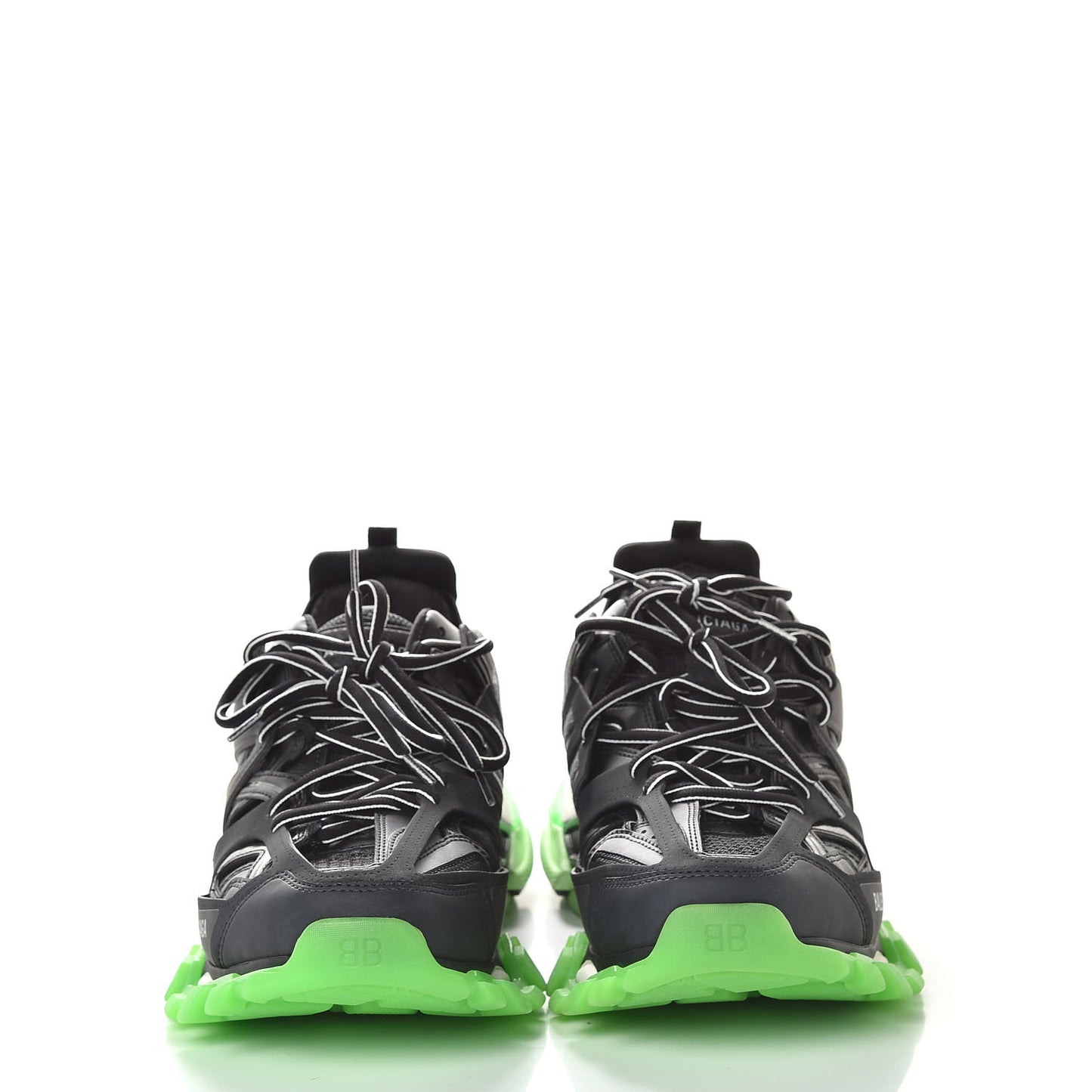 Mesh Nylon Mens Track Sneakers 42 Black Green