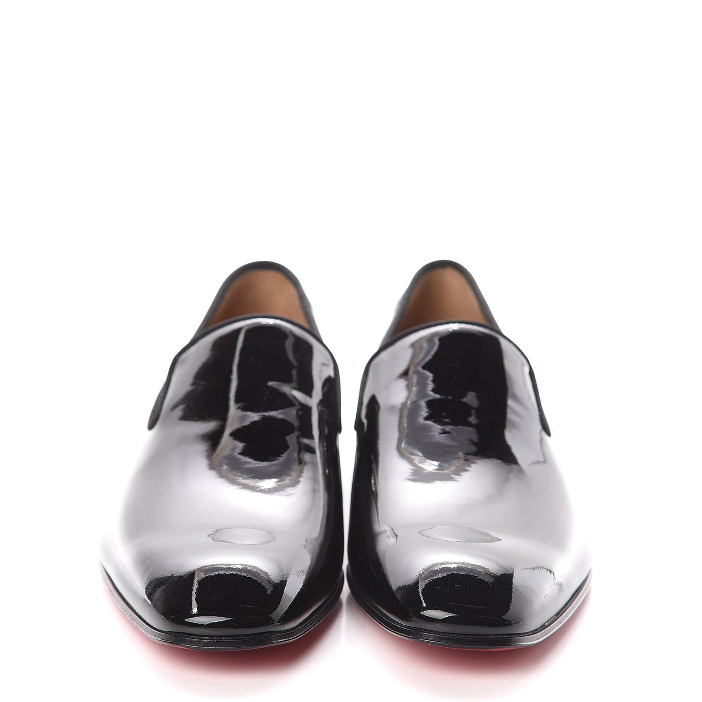 Patent Degrade Snakeskin Printed Mens Dandelion Flat Loafers 41 Black Roccia