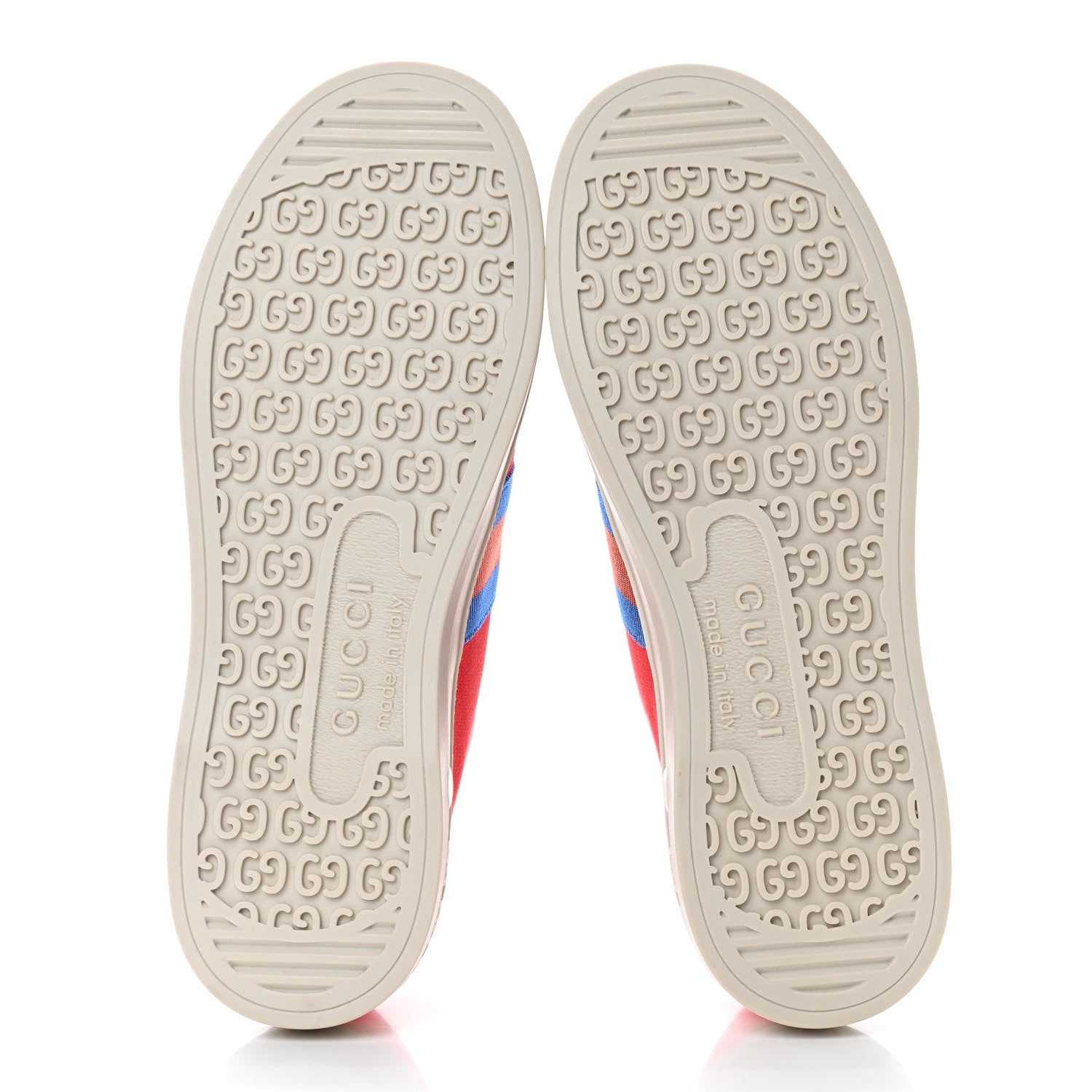 Gucci Canvas Web Sneakers 37 Hibiscus Red 4 of 4