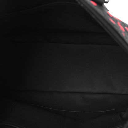 Louis Vuitton LV X YK Taurillon Lock It MM Black Red 5 of 8