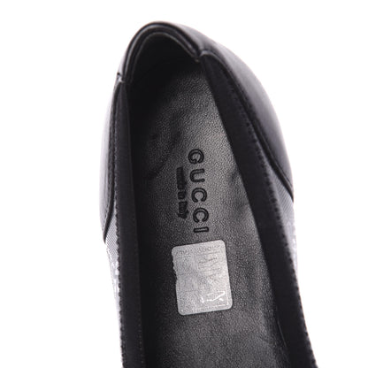 Gucci Imprime Monogram Ballerina Flats 36 Black 6 of 8