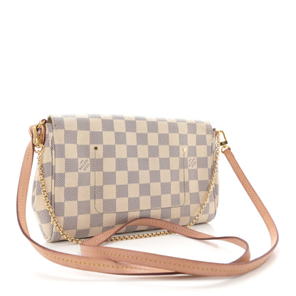 Louis Vuitton Damier Azur Favorite MM 3 of 13