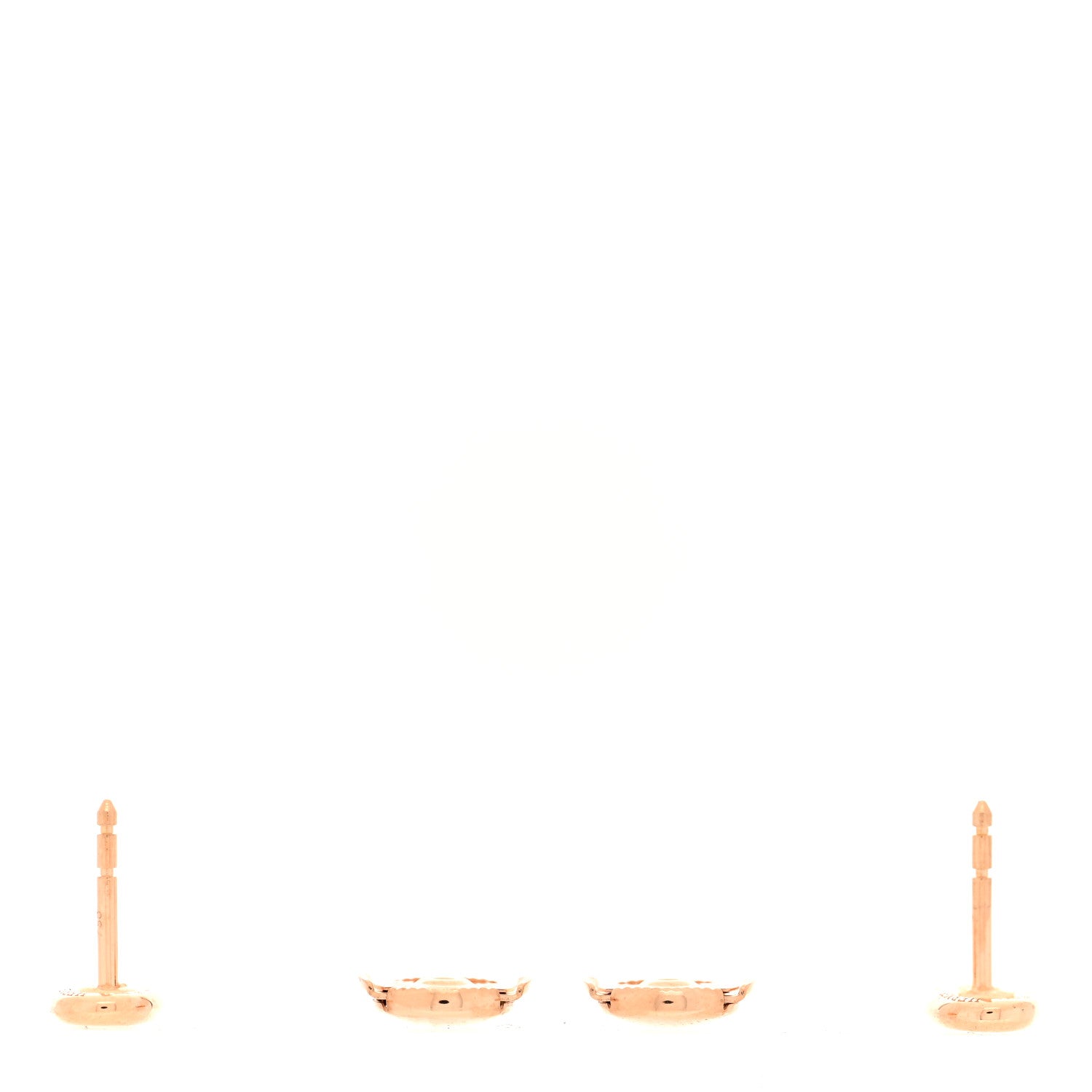 Hermes 18K Rose Gold TPM Farandole Stud Earrings 3 of 5
