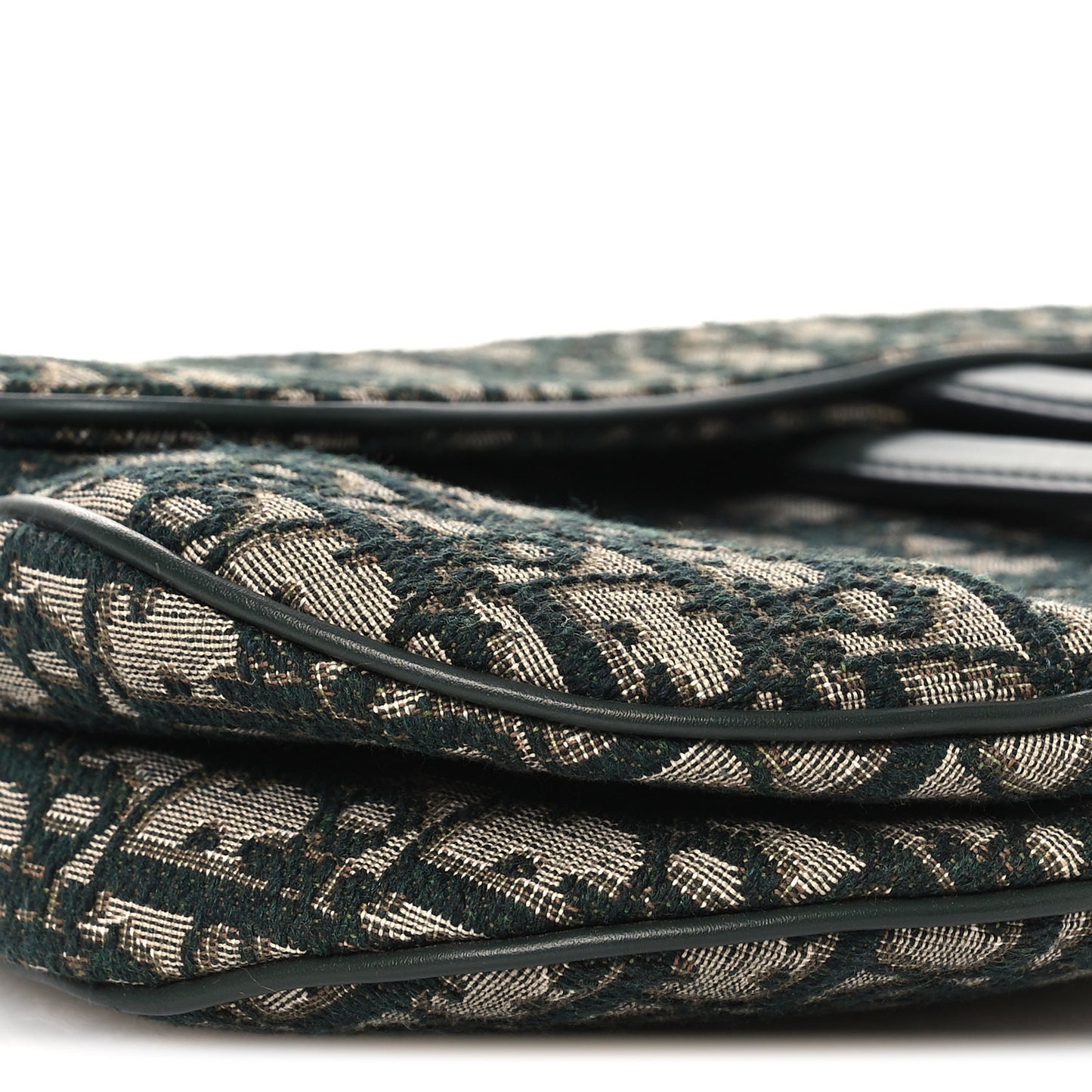 Oblique Saddle Bag Green