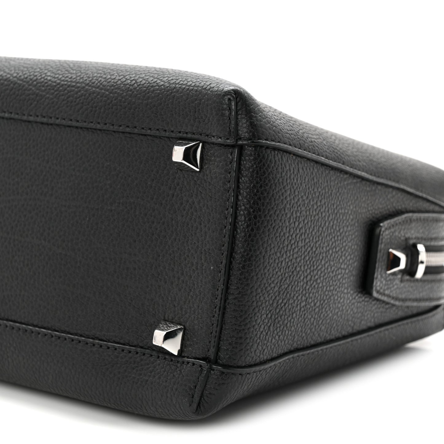 Grained Calfskin Medium Ella Boston Black