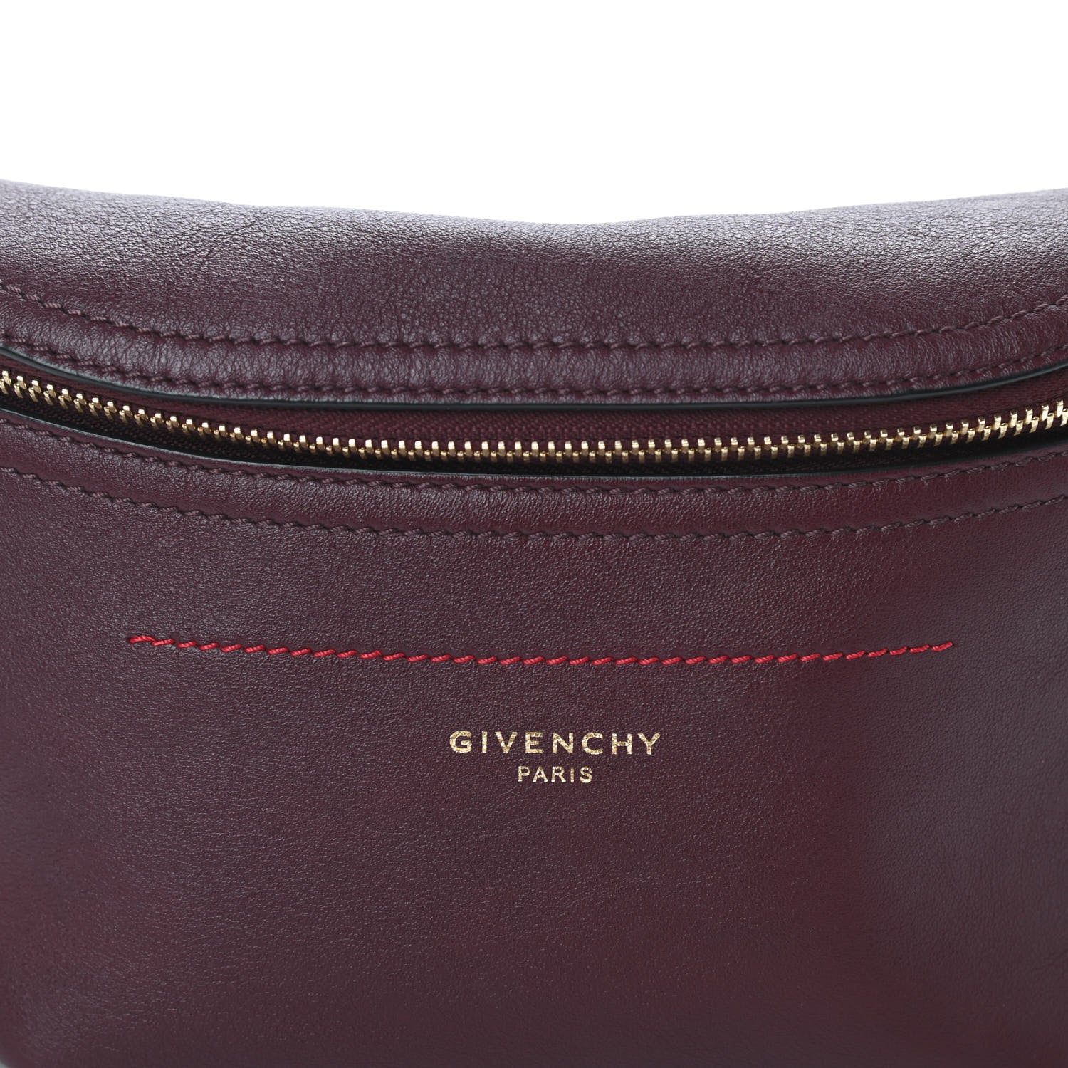 Givenchy Calfskin Whip Belt Bag Aubergine 8 of 10