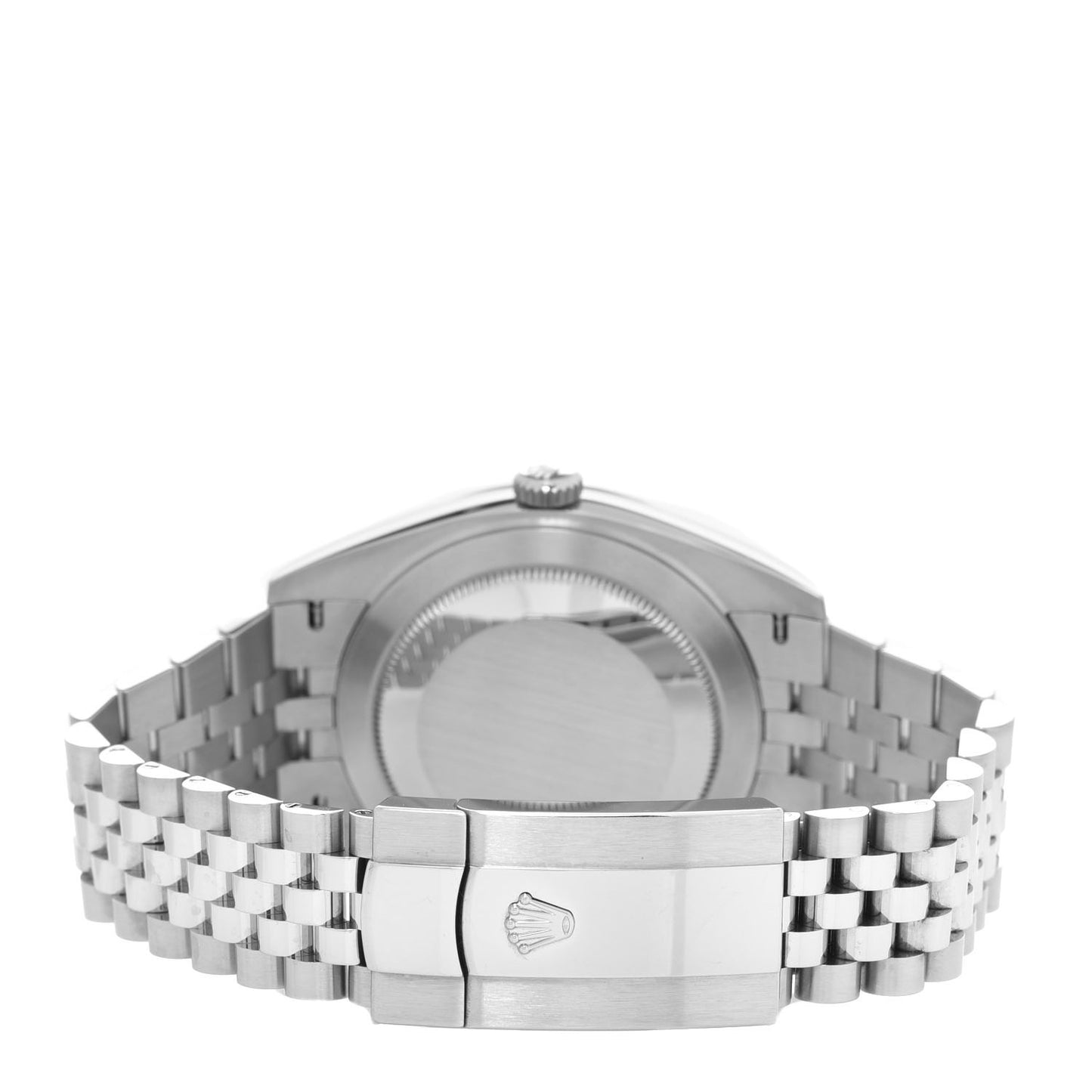 Stainless Steel 18K White Gold 41mm Oyster Perpetual Datejust Watch Slate 126334