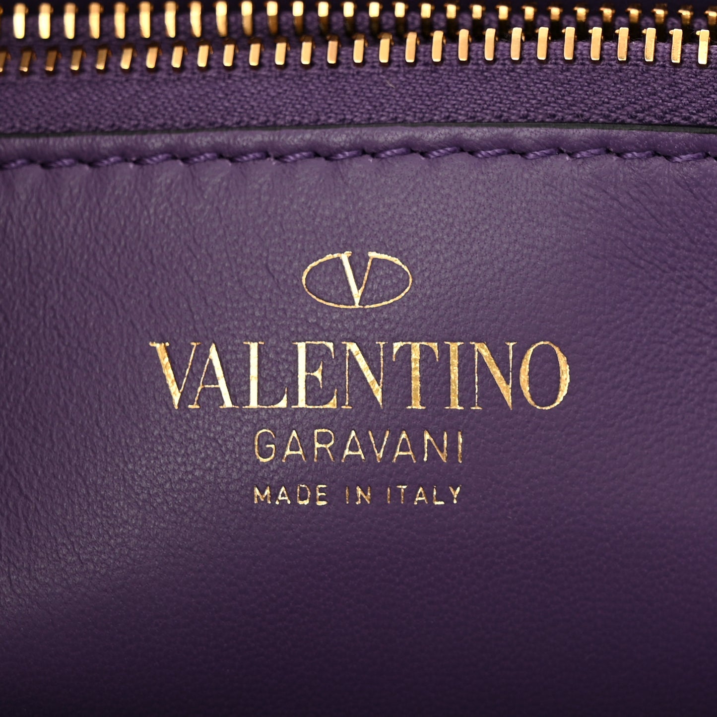 Nappa Suede Stud Sign Shoulder Bag Indian Violet