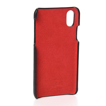Givenchy CHRISTIAN LOUBOUTIN Calfskin Empire Panettone Spiked iPhone X Case Black Red Gold 2 of 4