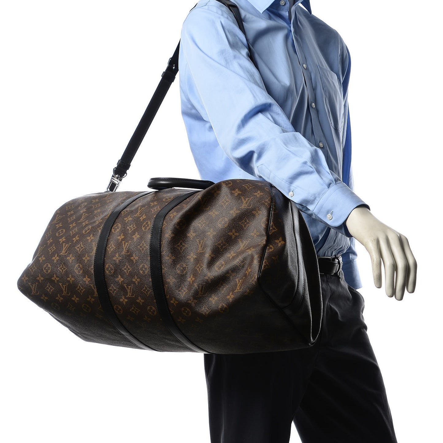 Monogram Macassar Keepall Bandouliere 55