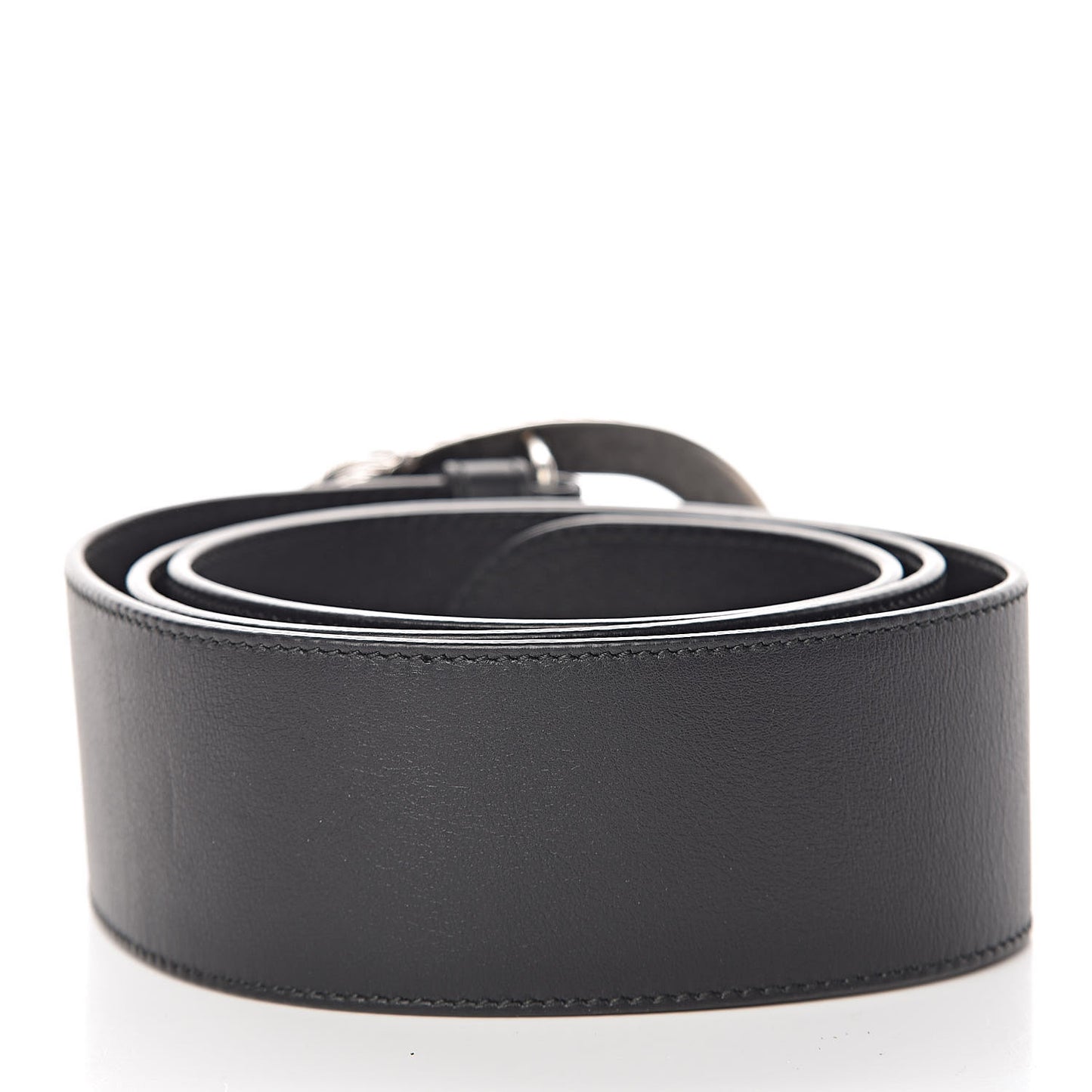 Moon Calfskin Nickel Dionysus Belt 90 36 Black