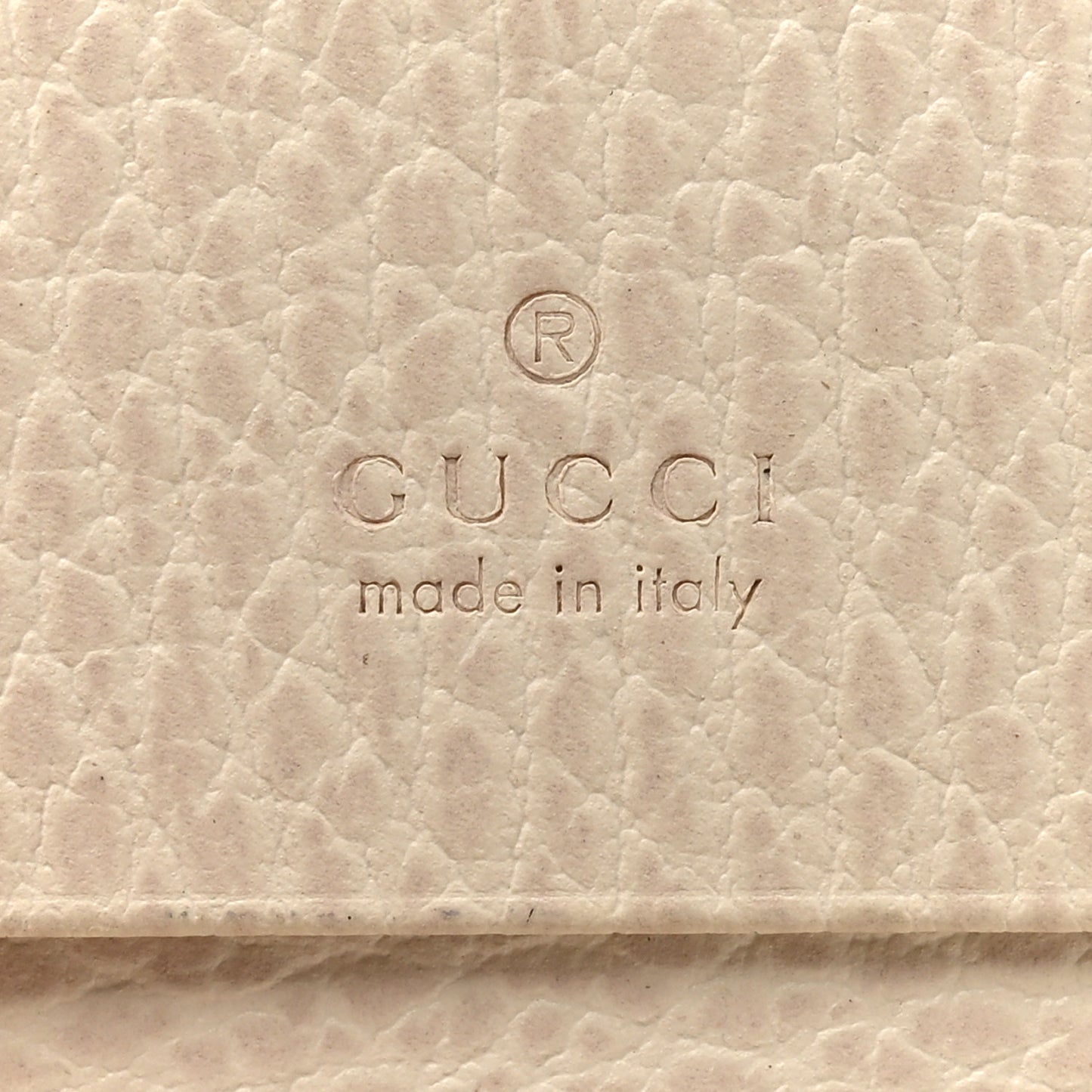 Dollar Calfskin GG Supreme Monogram GG Marmont Card Case Mystic White Beige Ebony