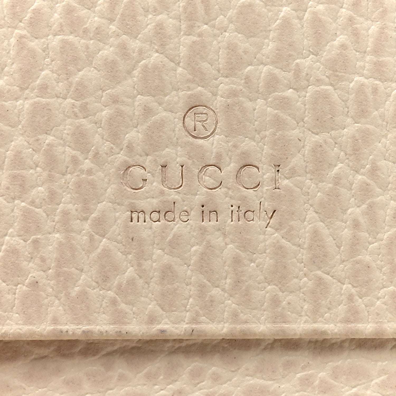 Gucci Dollar Calfskin GG Supreme Monogram GG Marmont Card Case Mystic White Beige Ebony 6 of 10