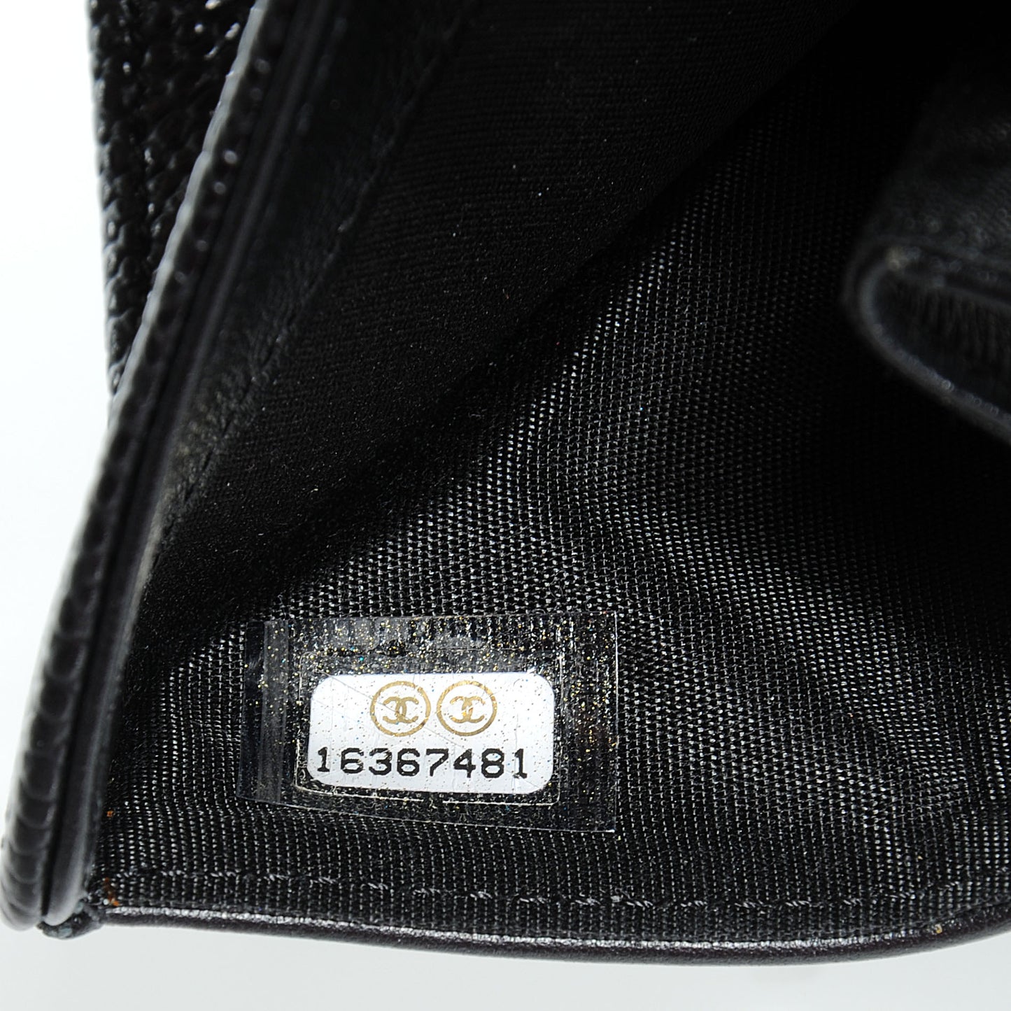 Caviar CC French Wallet Black