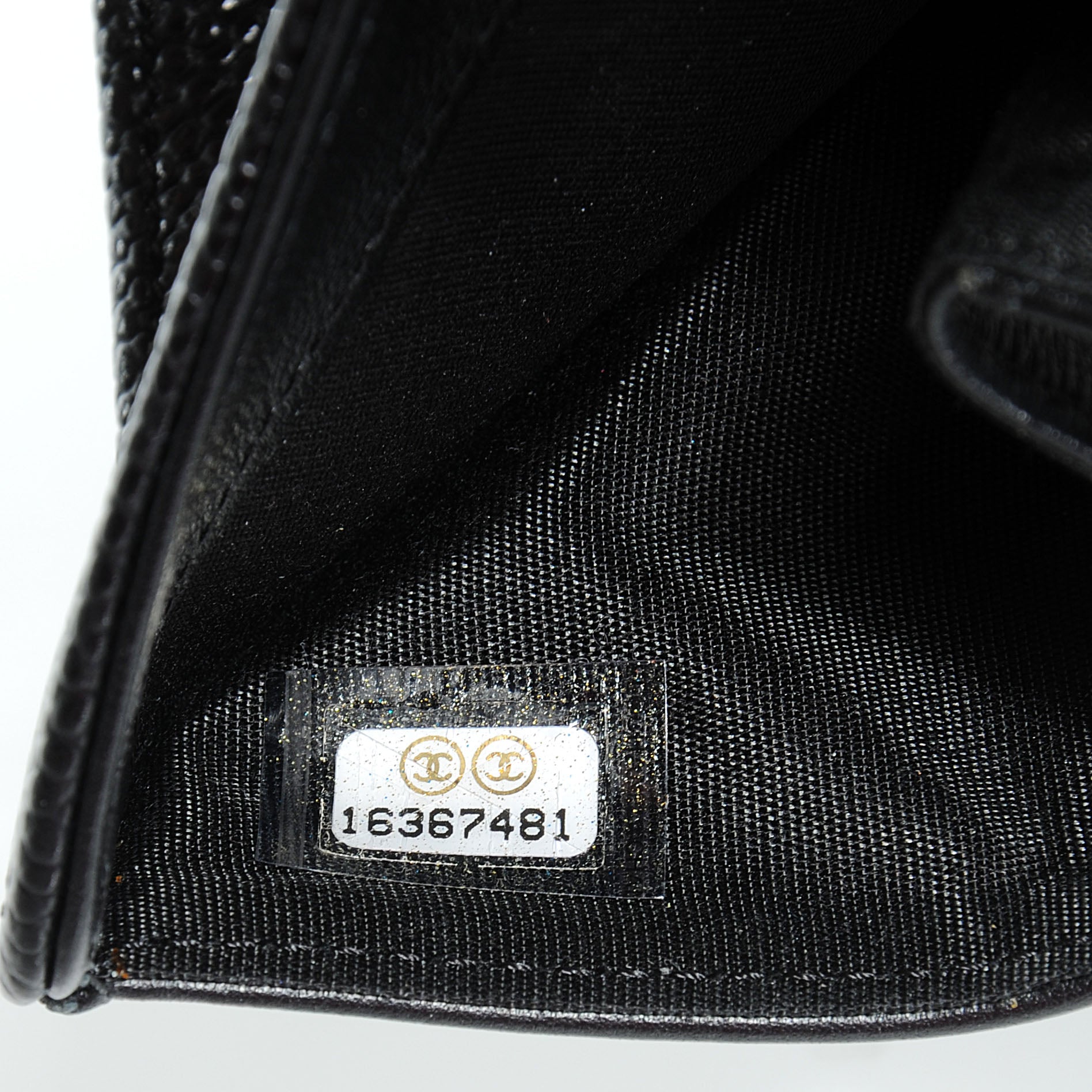 Chanel Caviar CC French Wallet Black 8 of 8