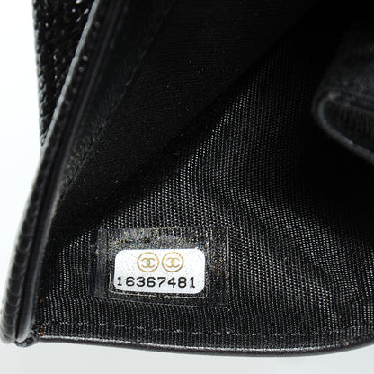 Chanel Caviar CC French Wallet Black 8 of 8