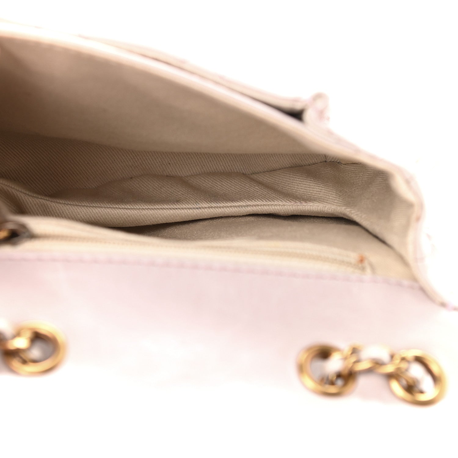 Chanel Glazed Calfskin Quilted Medium Bubble CC Flap Light Pink 5 of 10