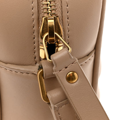 Saint Laurent Calfskin Matelasse Monogram Lou Camera Bag Dark Beige 13 of 13