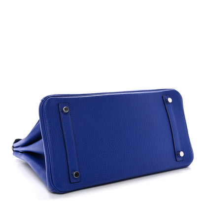Hermes Togo Birkin 30 Bleu Electrique 4 of 14